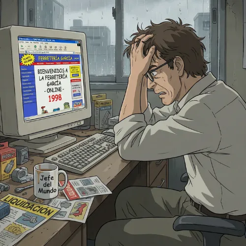 Dueño de negocio frustrado